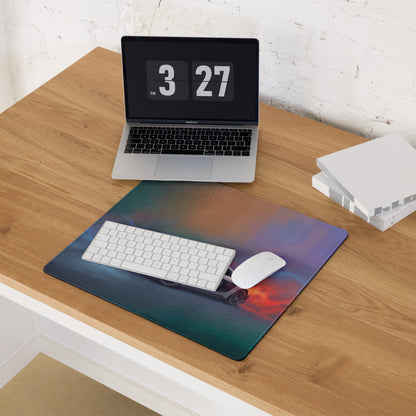Audi R8 LMS Inspired Gaming Mouse Pad – White Race Car Extended Desk Mat