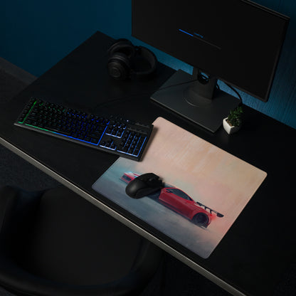 Ferrari 458 Italia GT3 Inspired Gaming Mouse Pad – Red Race Car Extended Desk Mat