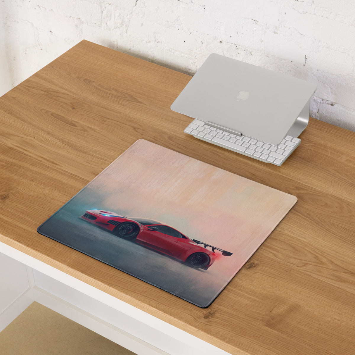 Ferrari 458 Italia GT3 Inspired Gaming Mouse Pad – Red Race Car Extended Desk Mat