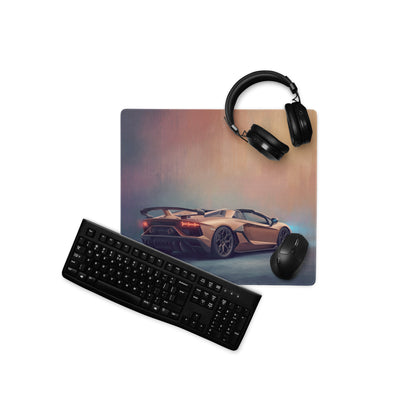 Lamborghini Aventador SVJ Inspired Gaming Mouse Pad – Bronze Supercar Extended Desk Mat