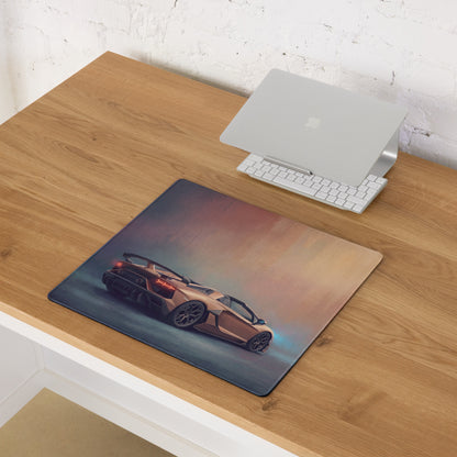 Lamborghini Aventador SVJ Inspired Gaming Mouse Pad – Bronze Supercar Extended Desk Mat