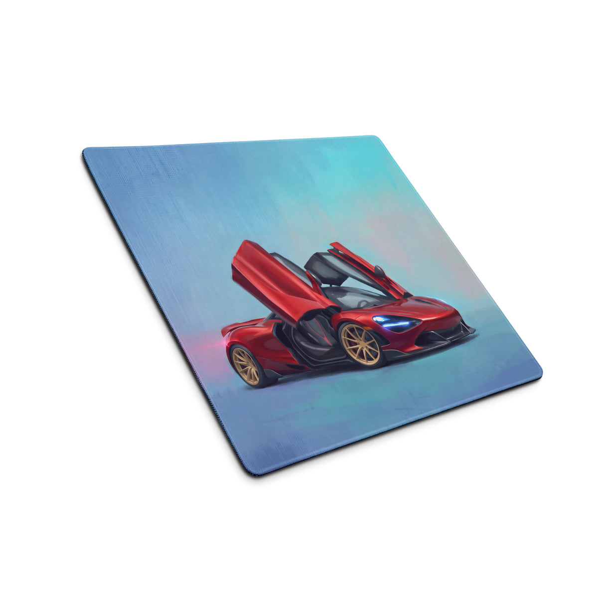 McLaren P1 Inspired Gaming Mouse Pad – Red Hypercar Extended Desk Mat