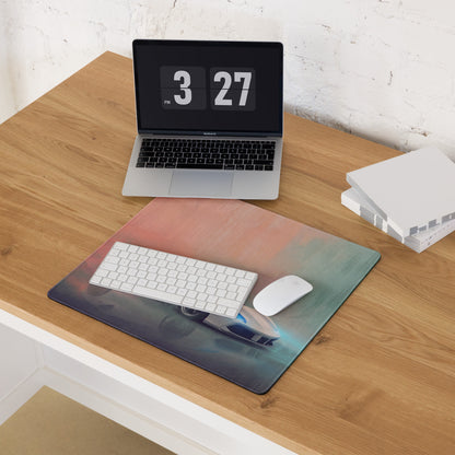 Ferrari 488 GTB Inspired Gaming Mouse Pad – White Supercar Extended Desk Mat