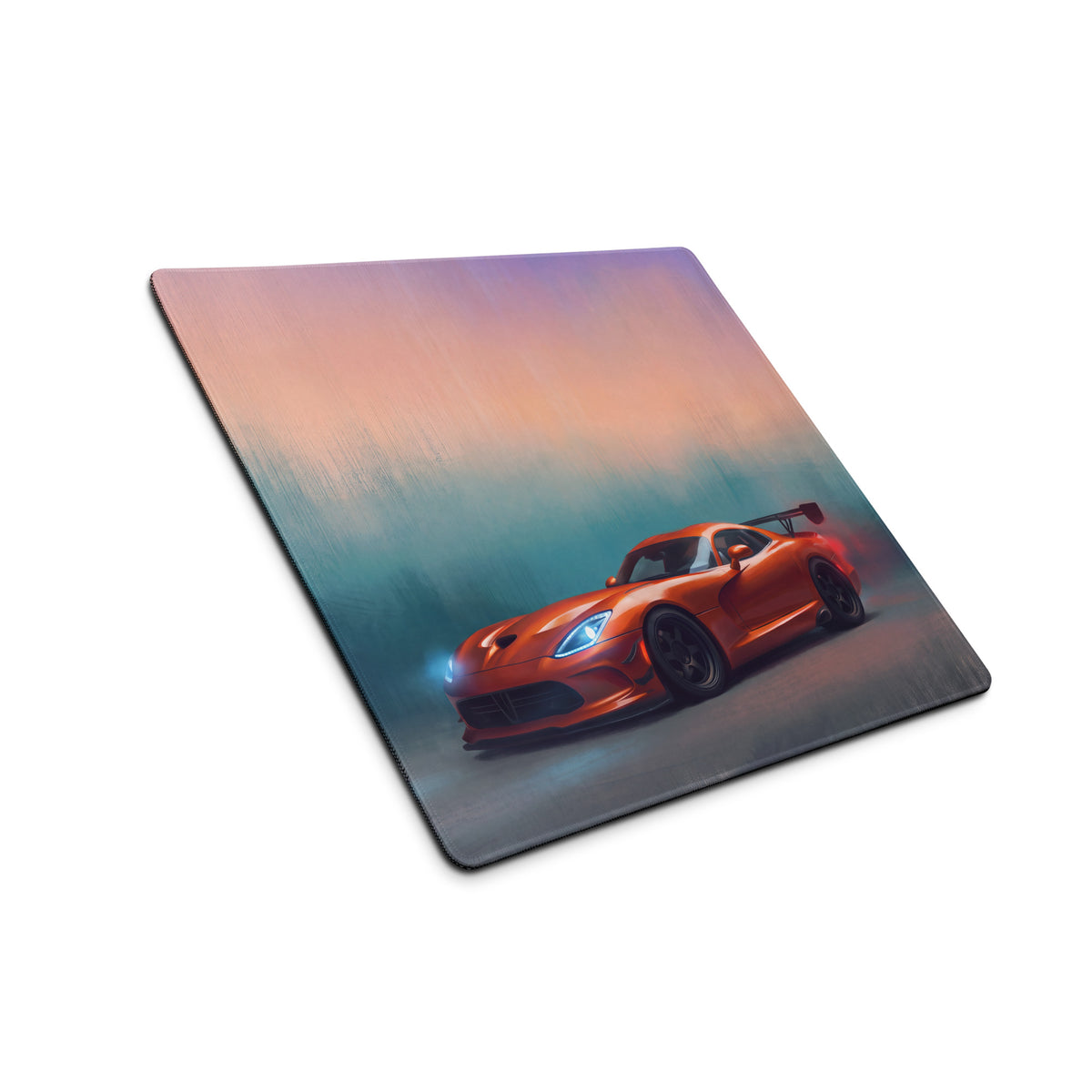 Dodge Viper ACR Inspired Gaming Mouse Pad – Orange Track Car Extended Desk Mat
