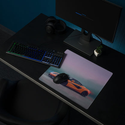 McLaren 570S Inspired Gaming Mouse Pad – Orange Supercar Extended Desk Mat