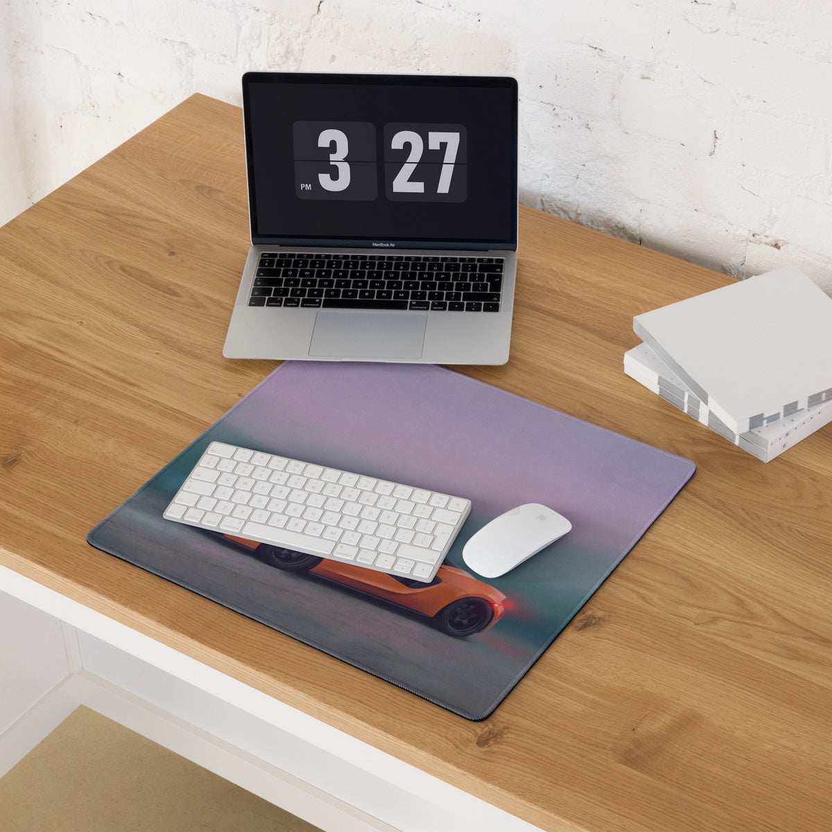 McLaren 570S Inspired Gaming Mouse Pad – Orange Supercar Extended Desk Mat