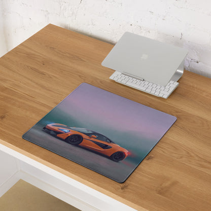 McLaren 570S Inspired Gaming Mouse Pad – Orange Supercar Extended Desk Mat