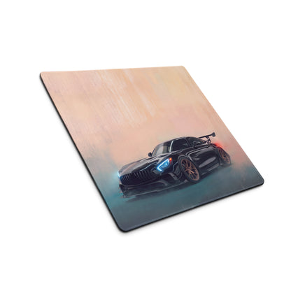 Mercedes-AMG GT3 Inspired Gaming Mouse Pad – Black Race Car Extended Desk Mat
