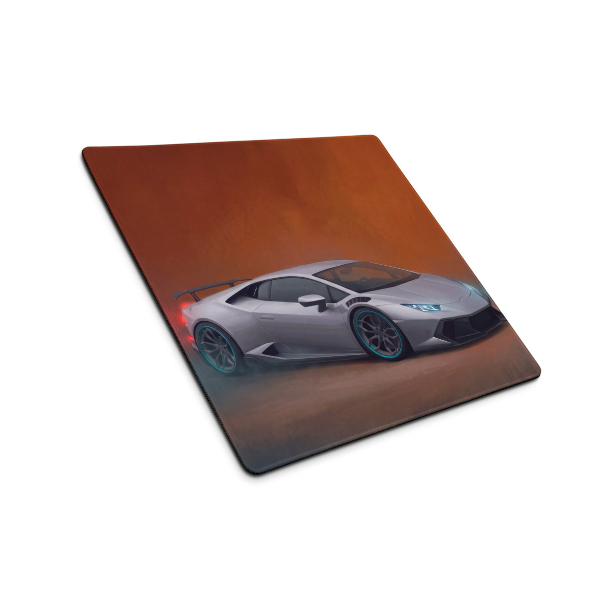 Lamborghini Huracán Inspired Gaming Mouse Pad – White Supercar Extended Desk Mat