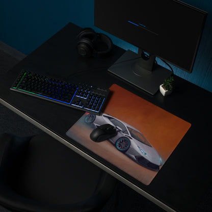 Lamborghini Huracán Inspired Gaming Mouse Pad – White Supercar Extended Desk Mat