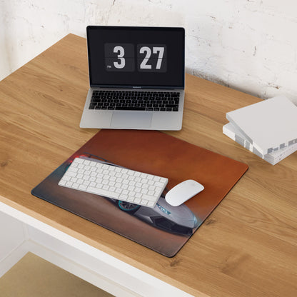 Lamborghini Huracán Inspired Gaming Mouse Pad – White Supercar Extended Desk Mat