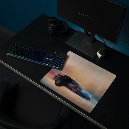 Lamborghini Huracán Inspired Gaming Mouse Pad – Black Supercar Extended Desk Mat