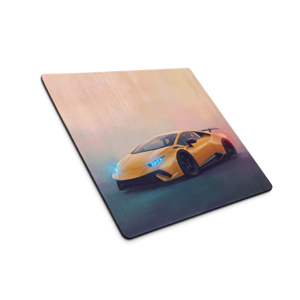 Lamborghini Huracán Inspired Gaming Mouse Pad – Yellow Supercar Extended Desk Mat