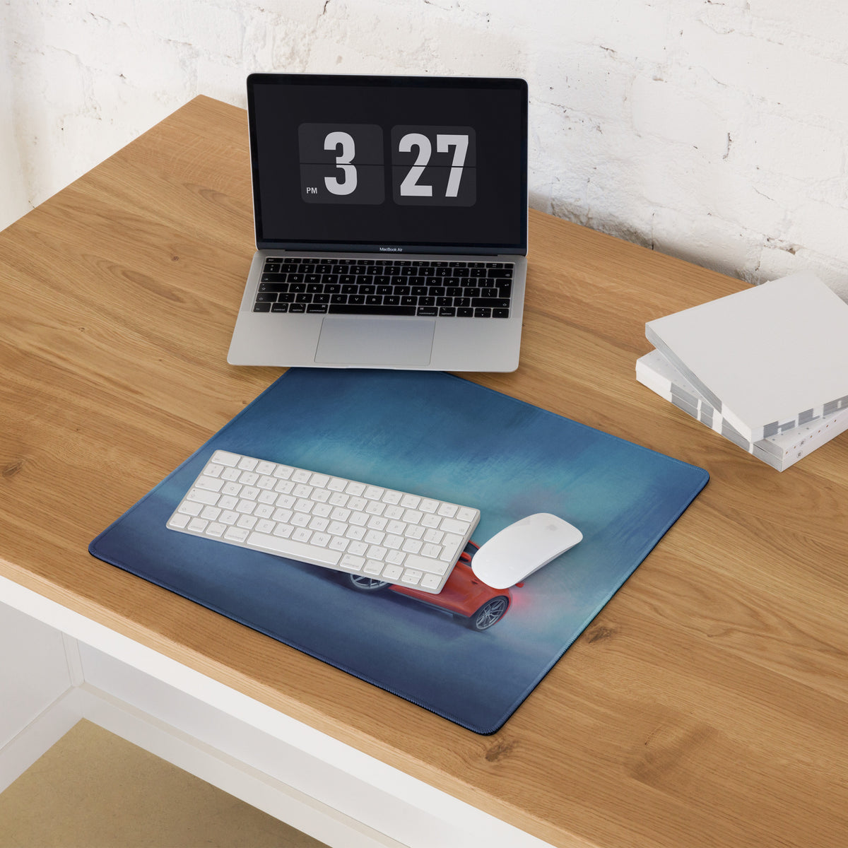 Porsche 911 GT3 RS Inspired Gaming Mouse Pad – Red Race Car Extended Desk Mat