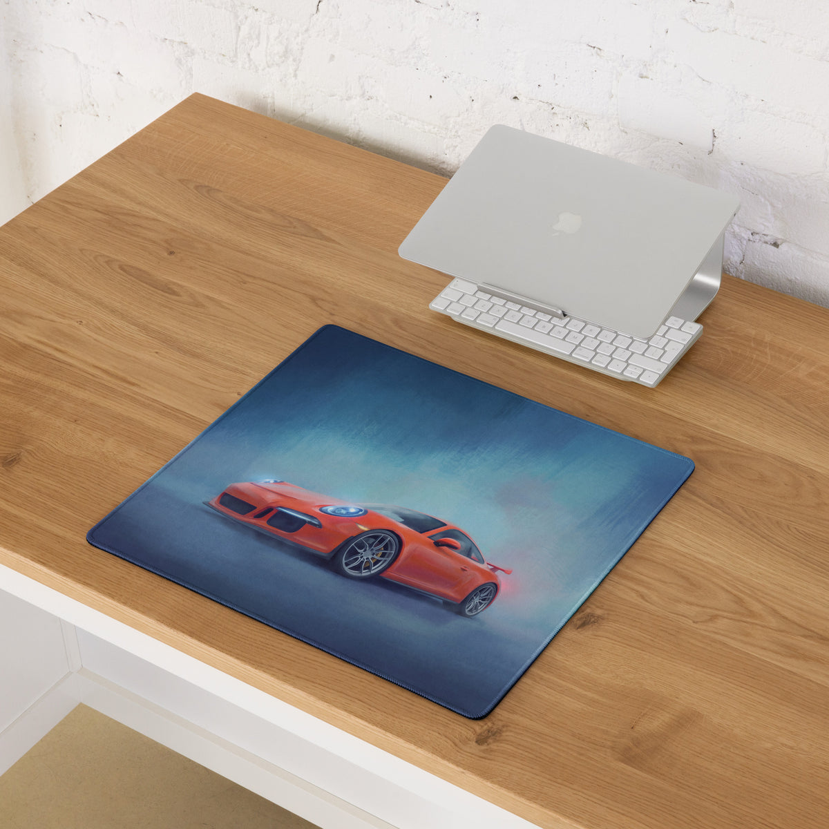 Porsche 911 GT3 RS Inspired Gaming Mouse Pad – Red Race Car Extended Desk Mat