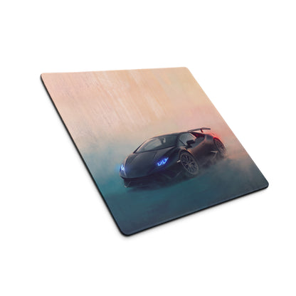 Lamborghini Huracán Inspired Gaming Mouse Pad – Black Supercar Extended Desk Mat