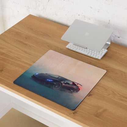 Lamborghini Huracán Inspired Gaming Mouse Pad – Black Supercar Extended Desk Mat