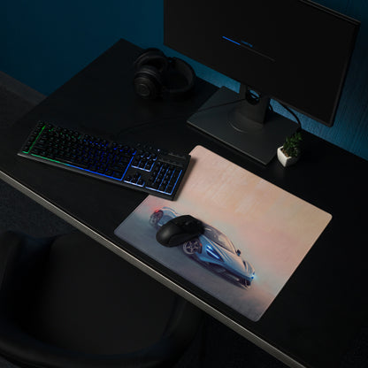 McLaren 720S Inspired Gaming Mouse Pad – Blue Supercar Extended Desk Mat