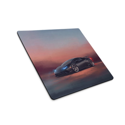 Lamborghini Huracán Inspired Gaming Mouse Pad – Black Supercar Extended Desk Mat