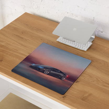 Lamborghini Huracán Inspired Gaming Mouse Pad – Black Supercar Extended Desk Mat