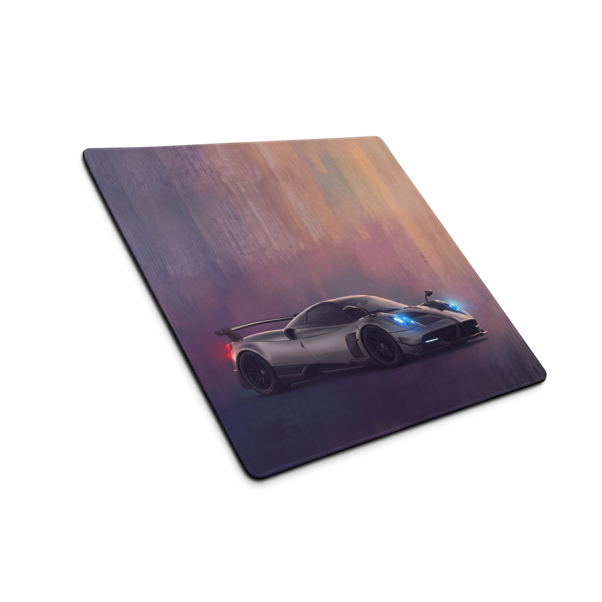 Pagani Huayra Inspired Gaming Mouse Pad – Silver Hypercar Extended Desk Mat