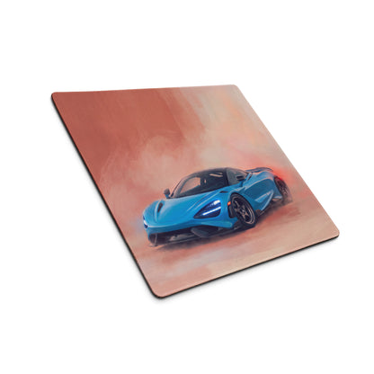 McLaren 720S Inspired Gaming Mouse Pad – Blue Supercar Extended Desk Mat