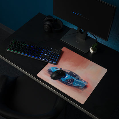McLaren 720S Inspired Gaming Mouse Pad – Blue Supercar Extended Desk Mat