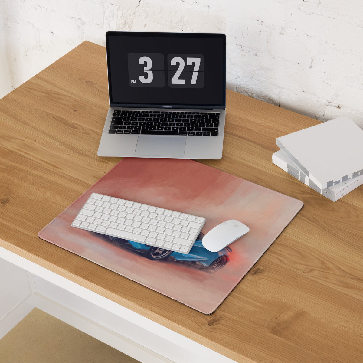 McLaren 720S Inspired Gaming Mouse Pad – Blue Supercar Extended Desk Mat