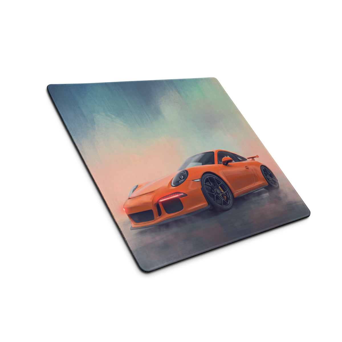 Porsche 911 GT3 RS Inspired Gaming Mouse Pad – Orange Race Car Extended Desk Mat