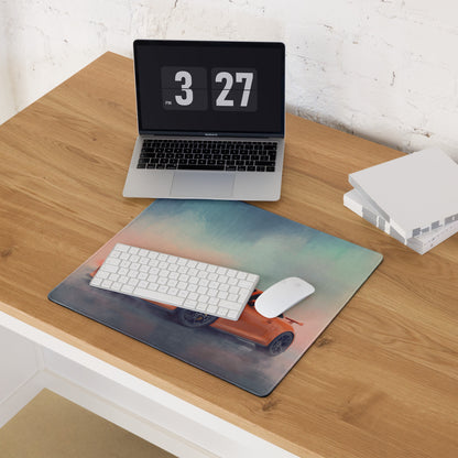 Porsche 911 GT3 RS Inspired Gaming Mouse Pad – Orange Race Car Extended Desk Mat