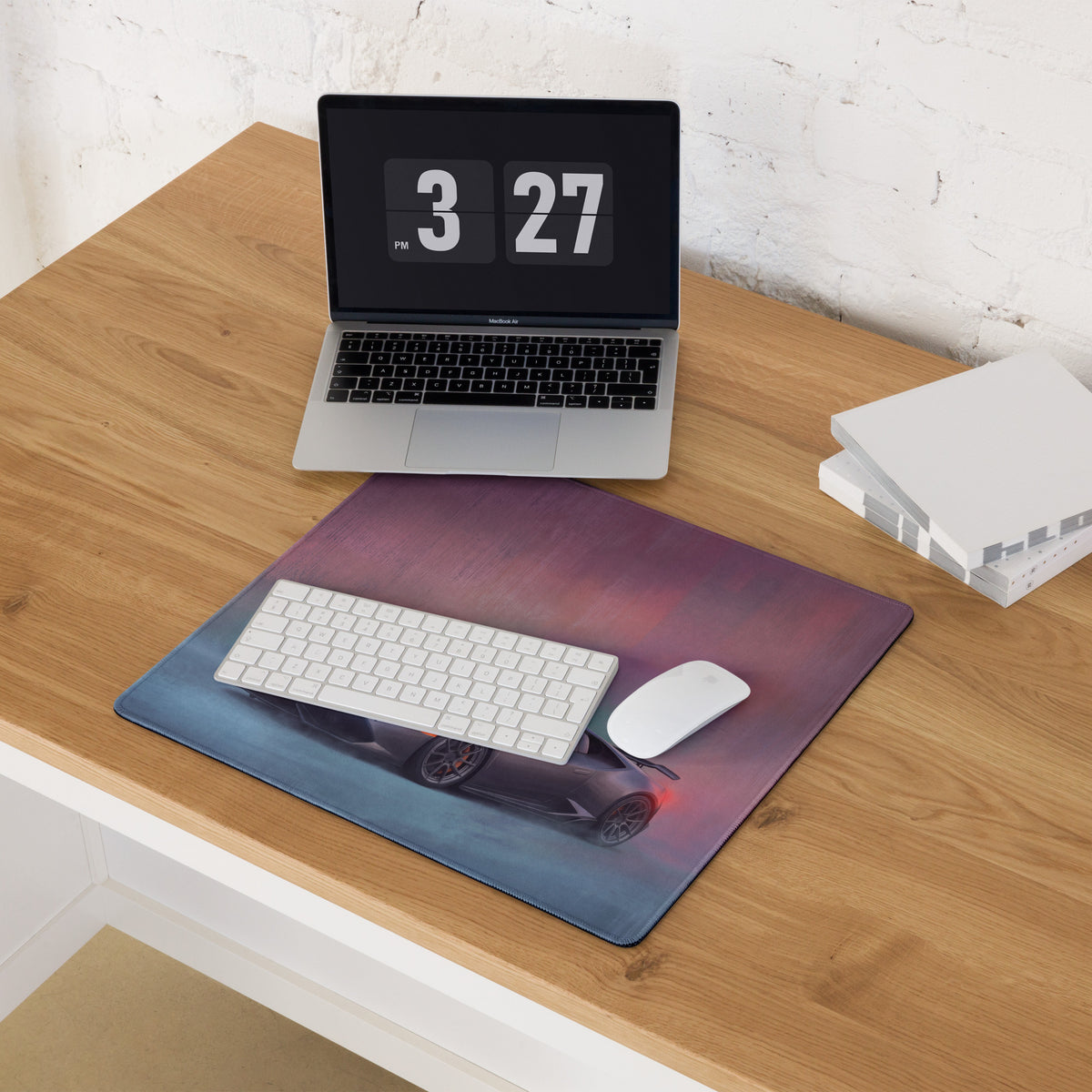 Lamborghini Huracán Inspired Gaming Mouse Pad – Charcoal Supercar Extended Desk Mat