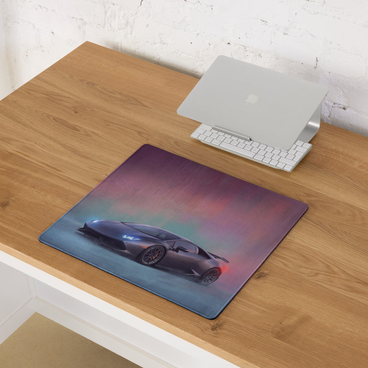 Lamborghini Huracán Inspired Gaming Mouse Pad – Charcoal Supercar Extended Desk Mat