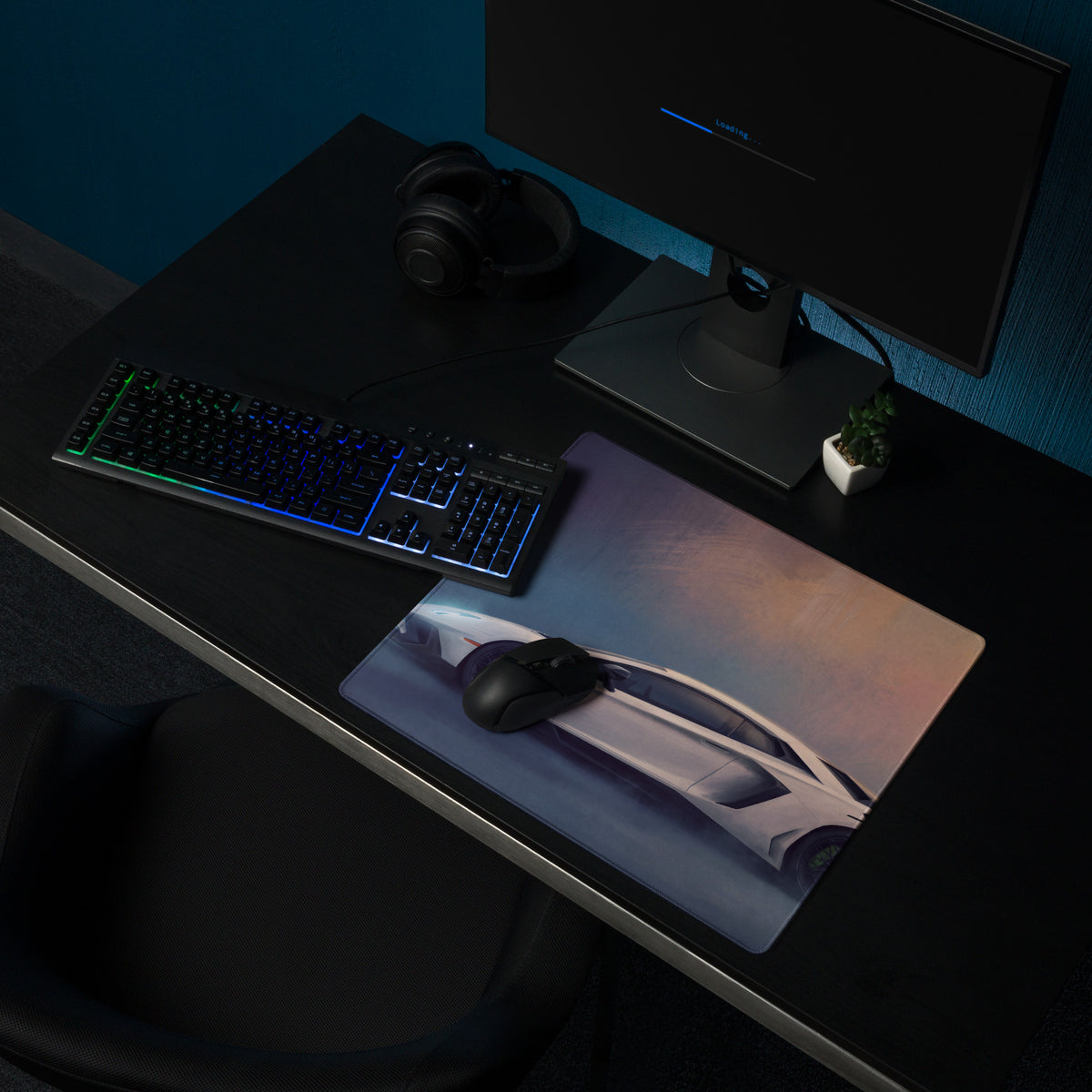 Lamborghini Aventador SVJ Inspired Supercar Desk Pad – Smooth Surface Gaming Mouse Mat