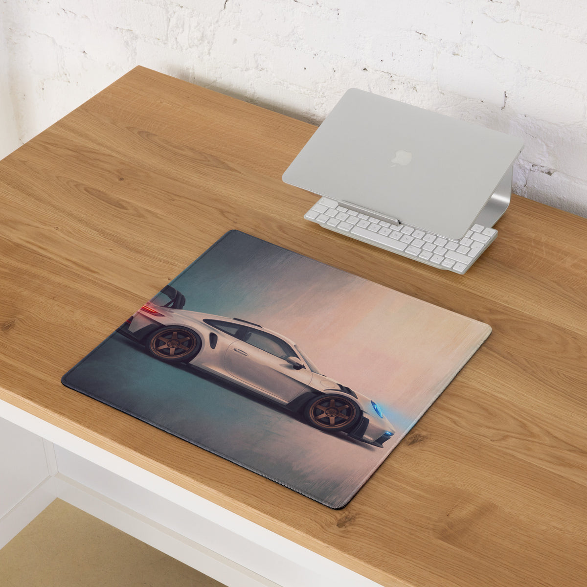 Porsche 911 GT3 RS Inspired Extended Mousepad – High-Performance Automotive Desk Mat