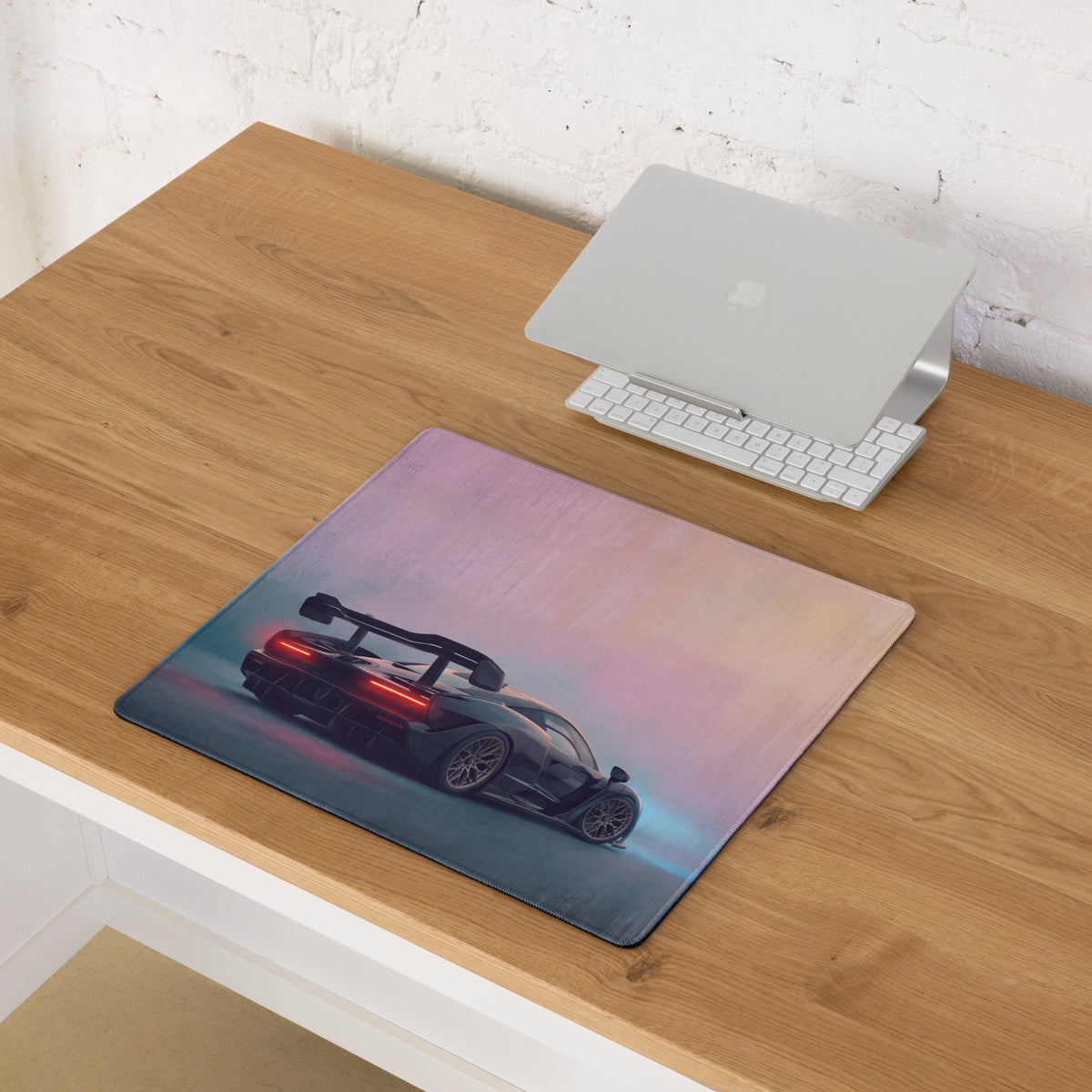 McLaren Senna Inspired Stitched Edge Desk Pad – Ultra-Glide XL Gaming Mouse Mat