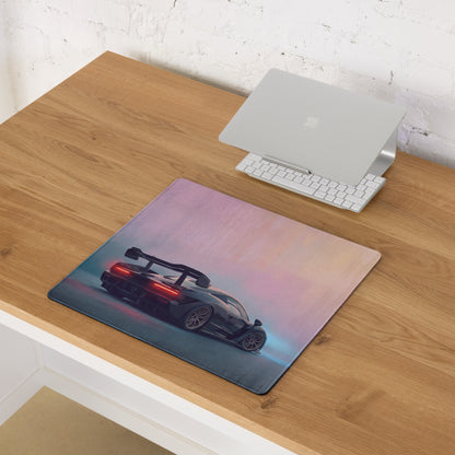 McLaren Senna Inspired Stitched Edge Desk Pad – Ultra-Glide XL Gaming Mouse Mat