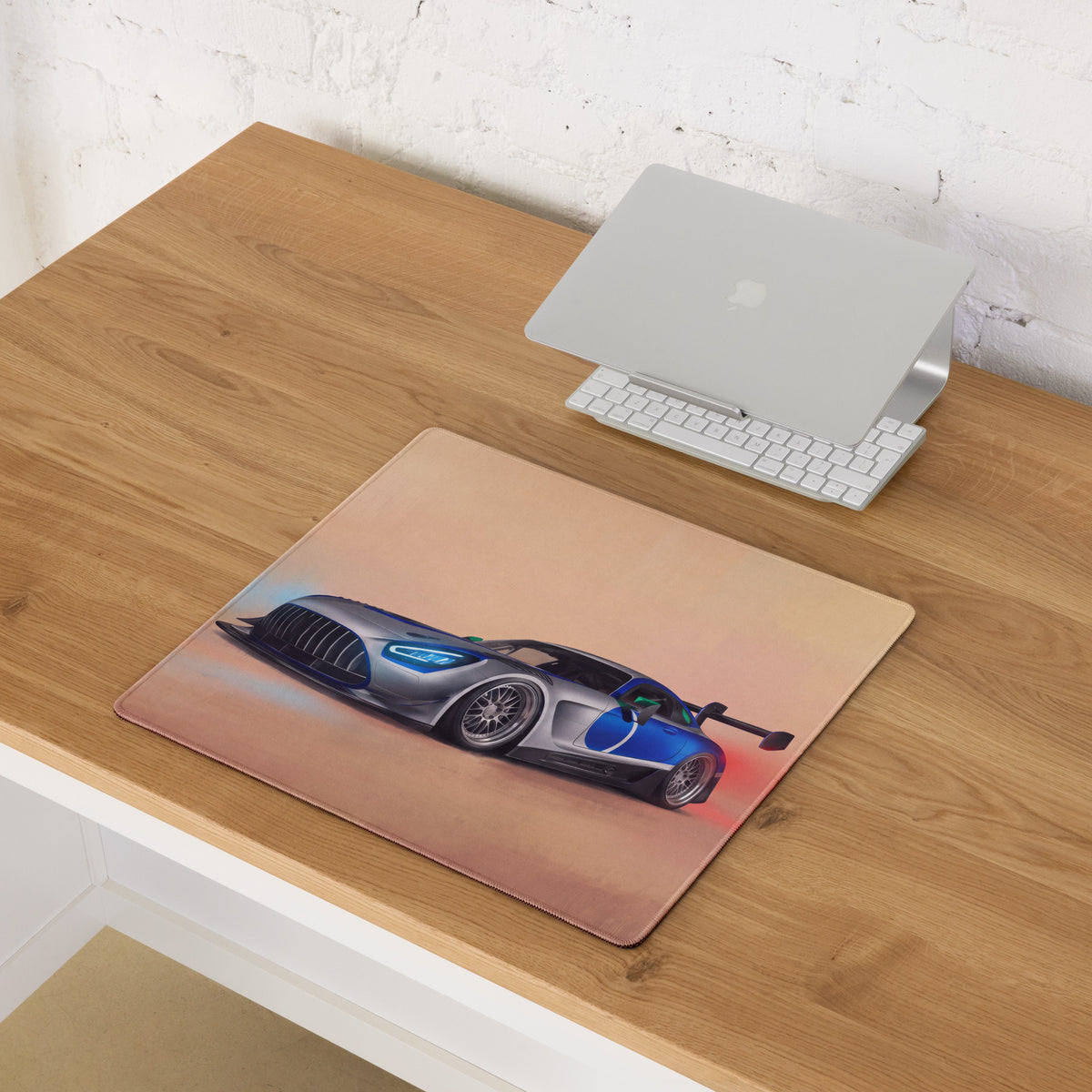 Mercedes-AMG GT3 Inspired Motorsport Desk Mat – Anti-Fray Gaming Mouse Pad