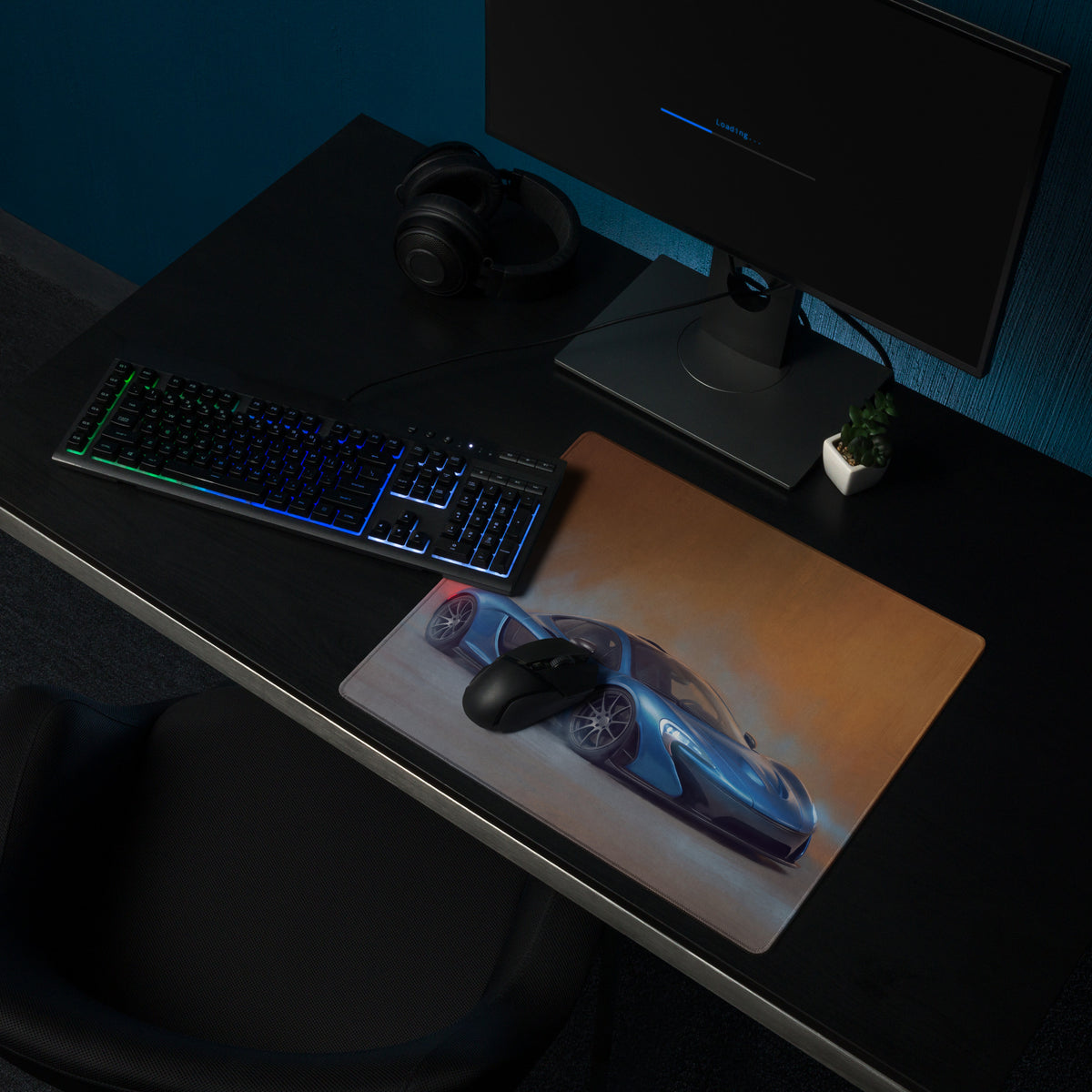 McLaren P1 Inspired Hypercar Setup Mat – Extended Speed-Surface Mousepad