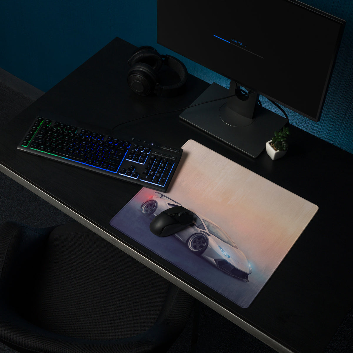Lamborghini Huracán Inspired Large Gaming Mousepad – Premium Office & Gaming Desk Mat