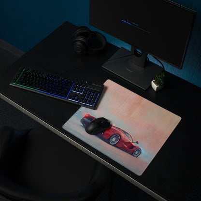 Ferrari LaFerrari Inspired Waterproof Desk Pad – High-Tracking Extended Mouse Pad