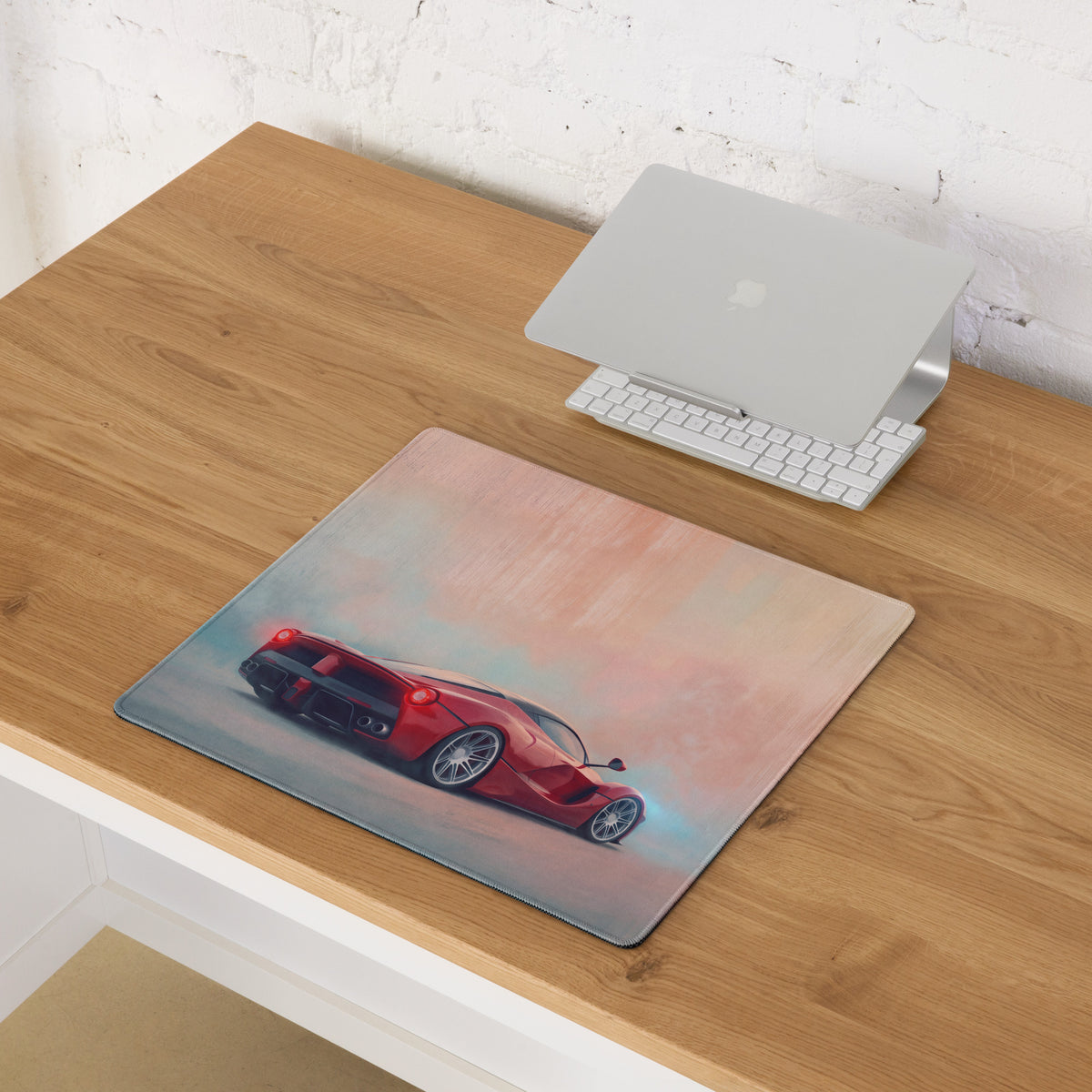 Ferrari LaFerrari Inspired Waterproof Desk Pad – High-Tracking Extended Mouse Pad