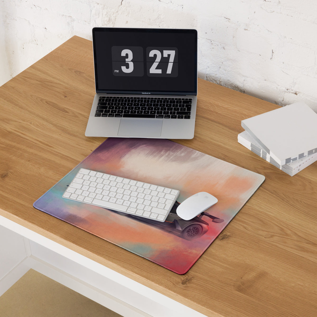 Lamborghini Huracán STO Inspired Aesthetic PC Desk Mat – Micro-Weave Gaming Mousepad