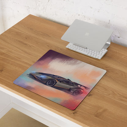 Lamborghini Huracán STO Inspired Aesthetic PC Desk Mat – Micro-Weave Gaming Mousepad