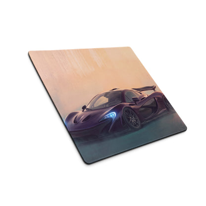 McLaren P1 Inspired Aesthetic Desk Mat – Non-Slip Rubber Base Gaming Mousepad