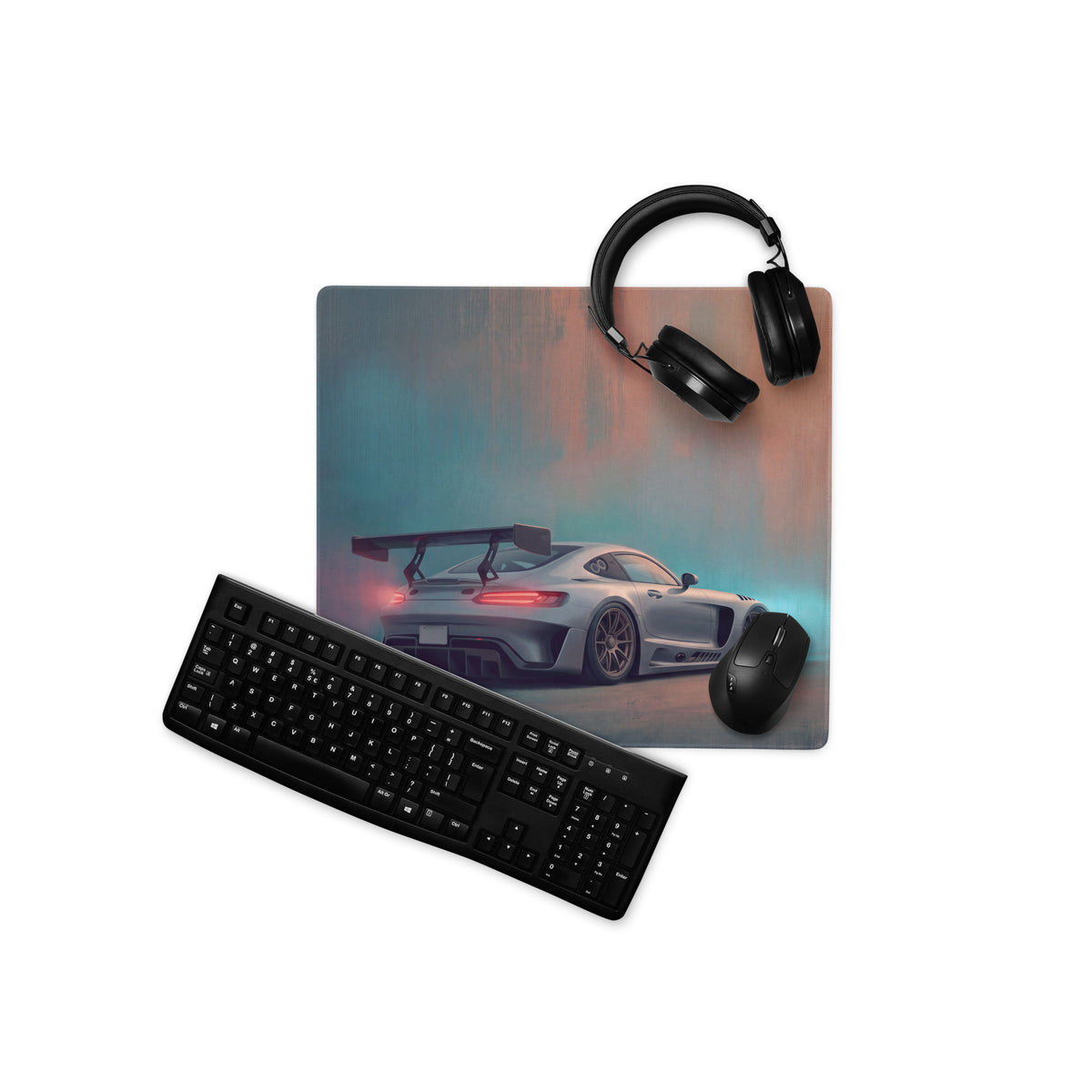 Mercedes-AMG GT3 Inspired Race Setup Mat – Premium Stitch-Edged Gaming Mousepad