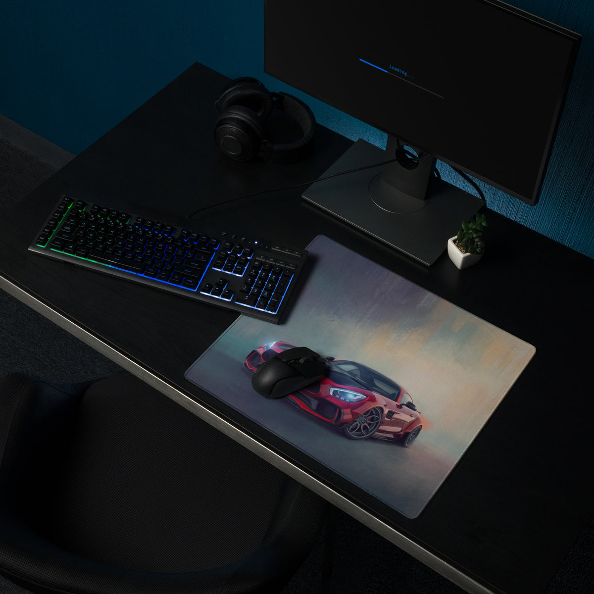 Mercedes-AMG GT R Inspired Luxury Office Desk Mat – High-DPI Cloth Surface Mousepad