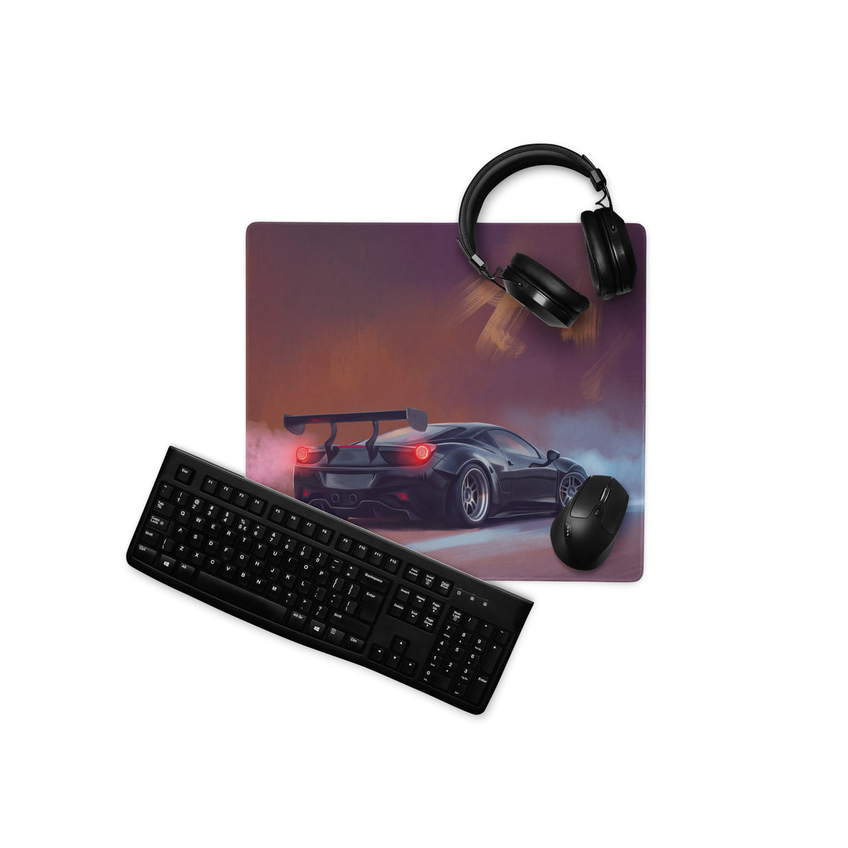 Ferrari 458 Italia Inspired Widebody Desk Mat – Precision Glide Gaming Mousepad