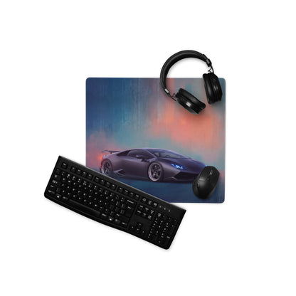 Lamborghini Huracán Inspired Stealth Edition Desk Mat – Non-Slip Surface Gaming Mousepad
