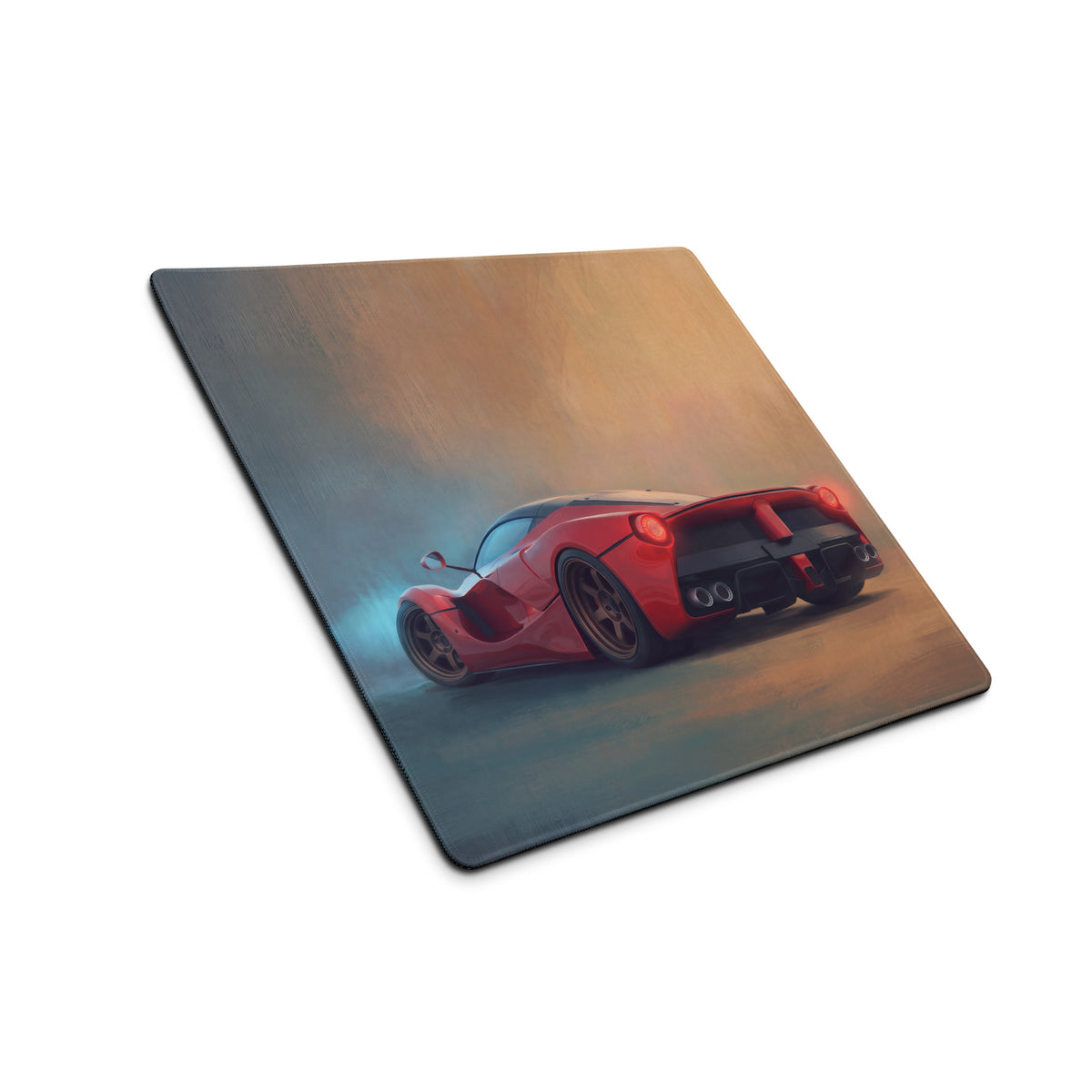 Ferrari LaFerrari Inspired Crimson Desk Mat – Non-Slip Base Gaming Mousepad