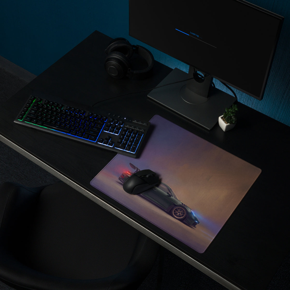 Porsche 911 GT3 RS Inspired Emerald Edition Desk Mat – Precision Surface Gaming Mousepad